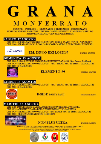 Grana Monferrato | Festa patronale (edizione 2023)