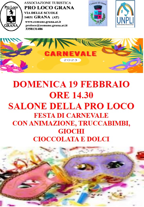 Festa di Carnevale 2023